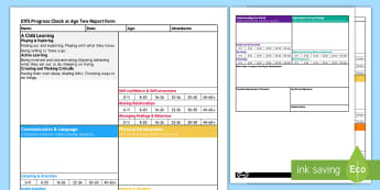Early Years Progress Summary Form - summary, form, progress