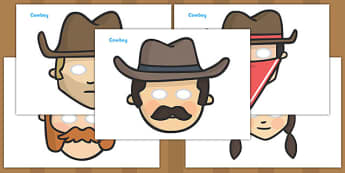 Wild West Role Play Primary Resources, cowboy, indians, americans