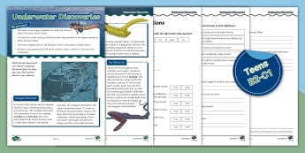 ESL Reading Comprehension Worksheets | Twinkl - Twinkl