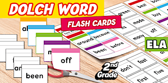 2nd Grade Flashcards: Vocabulary, Reading & Geography