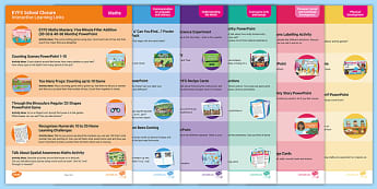 EYFS School Closure Interactive Learning Links