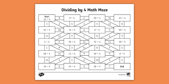 Math Maze Activities | twinkl.com