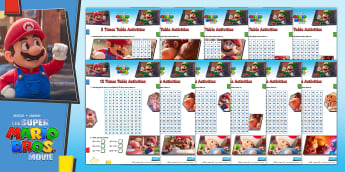 Super Mario Maths Worksheets | Times Tables | Twinkl