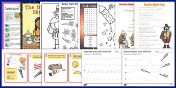 Bonfire Night Colouring Pages | twinkl.com.au