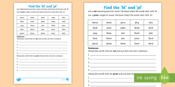 Printable Phonics Worksheets | Class and Home Learning