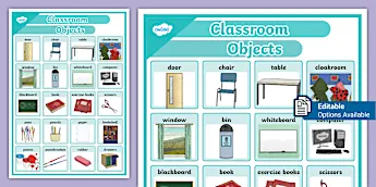 Classroom Objects Posters | twinkl.co.uk