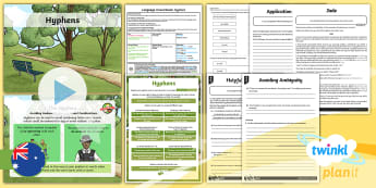 language conventions worksheets year 6 full lesson packs