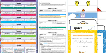 EYFS Space Lesson Plan, Enhancement Ideas and Resources Pack - planning, space, lessons
