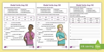 complete the sentences ks2 modal verbs worksheet