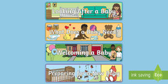 Early Years Daily Routine Banner Early Education Display Banner • Twinkl.com.au