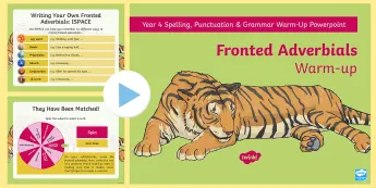 Fronted Adverbials Activities | twinkl.com.au
