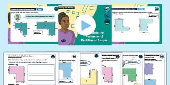Year 5 Perimeter of Rectilinear Shapes Resources - KS2 Maths