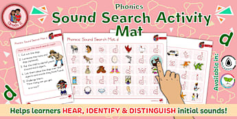 d sound | Grade R Phonics | English | South Africa | Twinkl