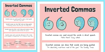 What are inverted commas? - Twinkl Teaching Wiki