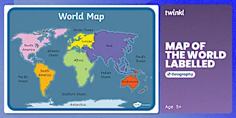 Simple Geography Maps | twinkl.ca
