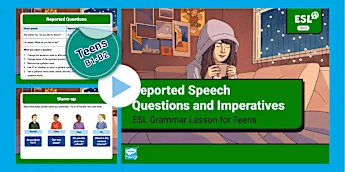 Reported Speech Lessons | twinkl.co.uk