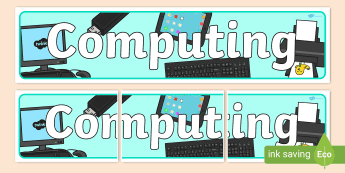 Computing Number Banner Computing Banners | twinkl.ca