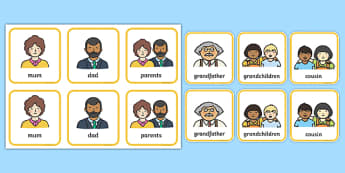 My Family Matching Cards