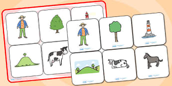 The Train Ride Matching Cards and Board - the train ride, the train ride picture matching cards, the train ride matching board, the train ride sen matching