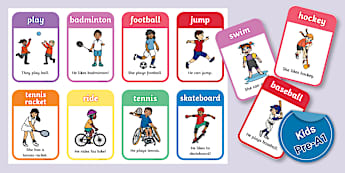 English Flashcards with Pictures - PDF - Flashcards for ESL