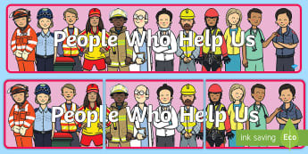 People Who Help Us - Primary Resources - Twinkl