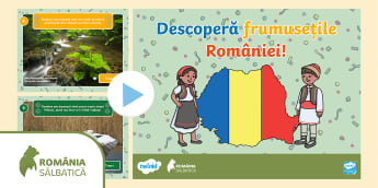 Descoperă frumusețile României! – Poveste PowerPoint