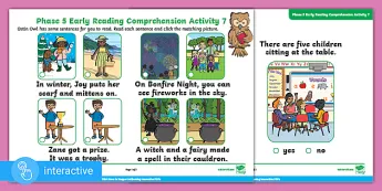 Early Reading Comprehension | Twinkl