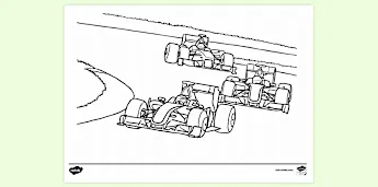 Racing Colouring Sheets | twinkl.co.uk