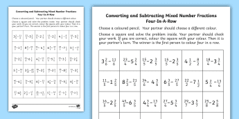 Converting Mixed Numbers | twinkl.com.au