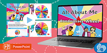 All About Me Spinner - Random Facts About Me Game