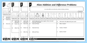 Alien Mathematics Activities | twinkl.co.uk