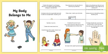 My Body Belongs To Me Social Situation Booklet - body, respect, sexual health, asn, sen, safeguarding, Privacy, responsibilities