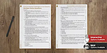 Geography Multiple Choice Questions • Twinkl.com.au