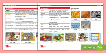 Everyday Materials KS1  Primary Resources - Twinkl