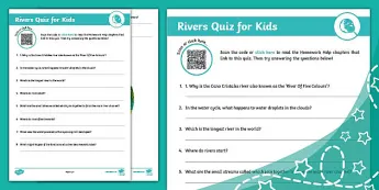 Rivers Geography Quizzes | twinkl.co.uk