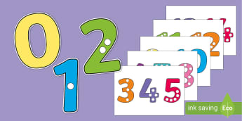 Number Display Ideas incl. FREE Printable Numbers Displays