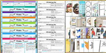 EYFS Pirate Themed Lesson Plan Enhancement Ideas and Resources Pack - planning