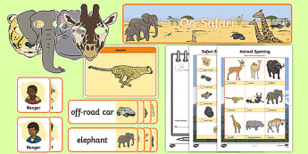 On Safari Roleplay Primary Resources, Safari, Roleplay, Masks