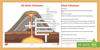 volcano word search teacher made