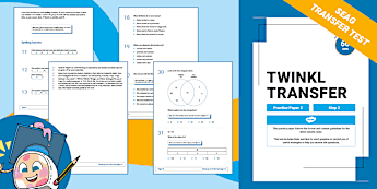 Transfer Test Example Question Succeed Education Resources | twinkl.co.uk