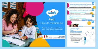 ¿Cómo Twinkl puede ayudar a los maestros y padres peruanos?- Guía de trabajo