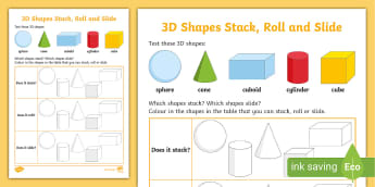 maths mastery 3d shape home learning challenge does it roll