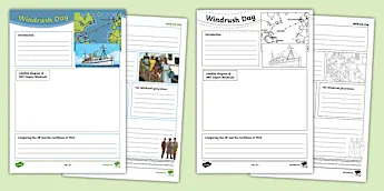 Windrush Diary Example Windrush Resources | twinkl.co.uk