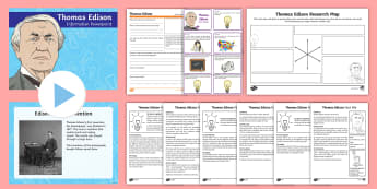 Thomas Edison Deaf Awareness Resource Pack - Deaf Culture, Deaf Awareness, Inventors, Hearing Impairment, Research skills, SEN, SEND, Sensory Imp