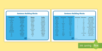 Sentence Building Language • Twinkl.ca