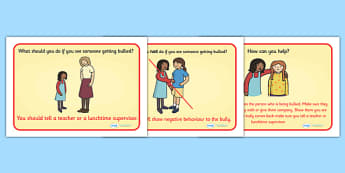 What To Do If You See Bullying Display Posters - what to do, bully, bullying, see bullying, help, good behaviour, behaviour, friendship, step up, display, poster, sign