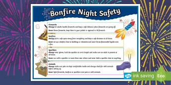 Bonfire Night Safety Posters | twinkl.com.au
