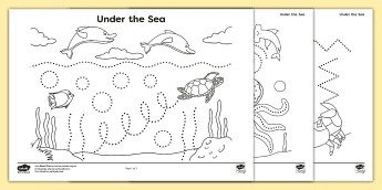 Under the Sea Drawings | twinkl.co.uk