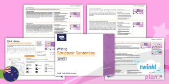 Level 3 Writing Sentences Lesson Plans Planit Nz Twinkl Level 3 Writing Sentences Lesson Plans Planit Nz Twinkl