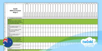 Health Tracker • Twinkl.com.au
